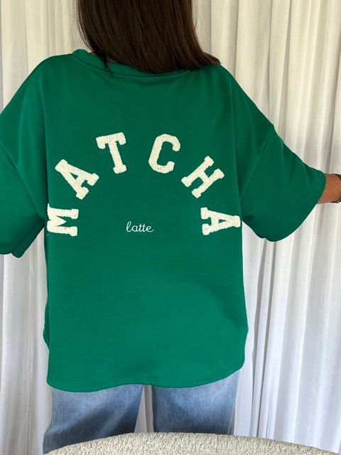 SWEAT MATCHA LATTE COURT VERT