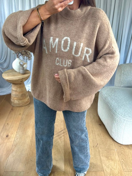 PULL AMOUR CLUB BEIGE