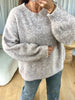 PULL EXTRA DOUX COL ROND BEIGE