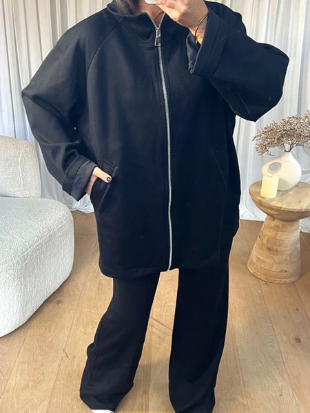 ENSEMBLE ZIPPÉ NOIR