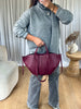 SAC PAULINE CUIR BORDEAU