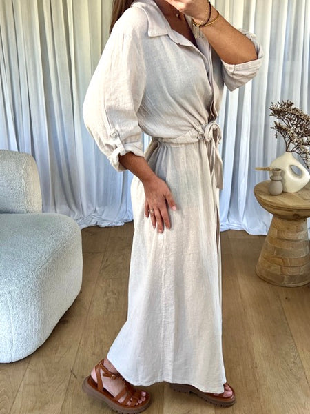 ROBE LORIE ÉCRU