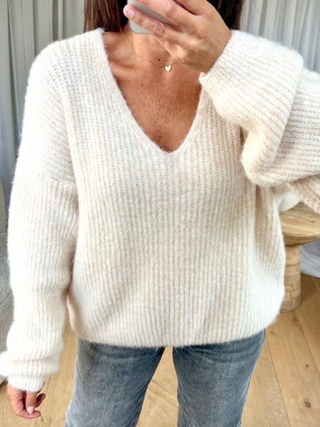 PULL EXTRA  DOUX COL V