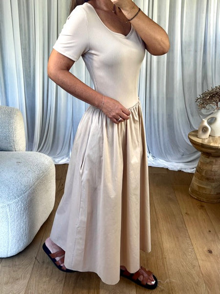 ROBE BRIDGET BEIGE