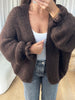 GILET COSY FROUFROU CHOCO