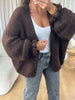 GILET COSY FROUFROU CHOCO