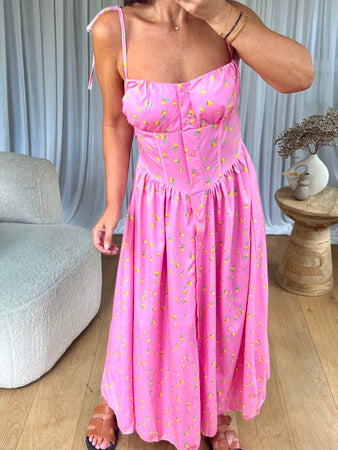 ROBE CITRON ROSE