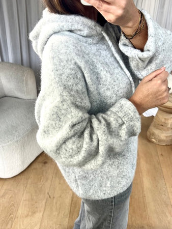 PULL CAPUCHE GRIS