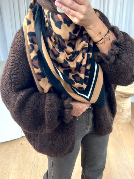 FOULARD LÉOPARD