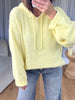 PULL CAPUCHE JAUNE
