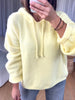 PULL CAPUCHE JAUNE