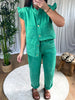 JEANS MOLY VERT