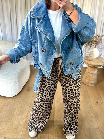VESTE DENIM TARAH BLEU DÉLAVÉ