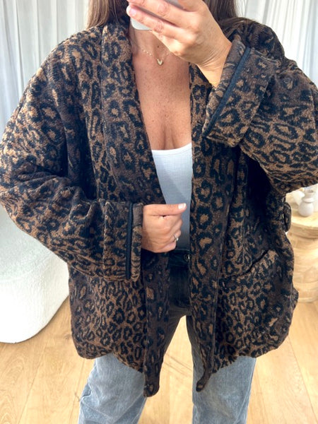 VESTE RENAN LÉOPARD
