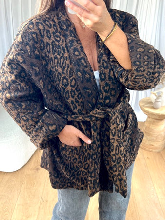 VESTE RENAN LÉOPARD