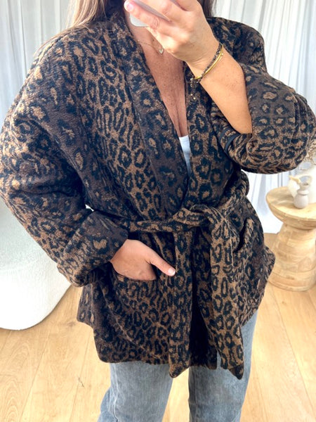 VESTE RENAN LÉOPARD