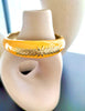 BRACELET JONC MOUTARDE