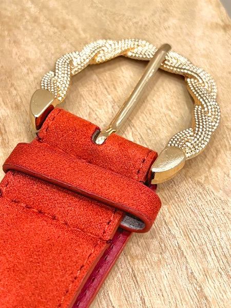 CEINTURE ROXY BRIQUE/DORÉE