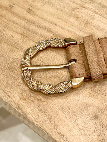 CEINTURE ROXY TAUPE/DORÉE