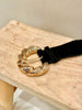 CEINTURE DITA NOIRE/DORÉE