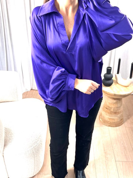 BLOUSE MUSC VIOLETTE