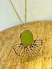 COLLIER PEPPA DORÉ/KAKI