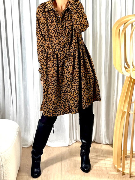 ROBE CATHY LÉOPARD