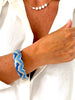 BRACELET JONC BLEU