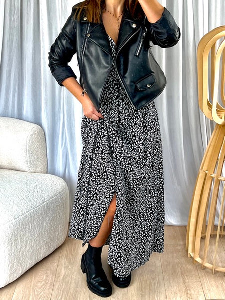 Robe outlet avec perfecto