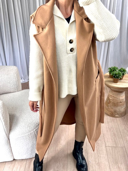 Manche manteau sale
